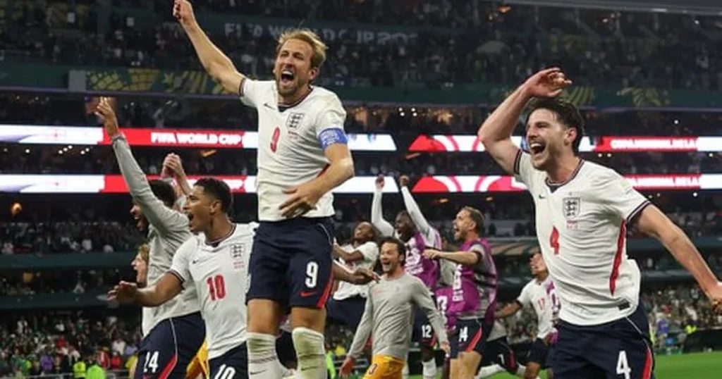 Збірна Англії святкує вихід у півфінал ЧС-2026 після перемоги над Норвегією