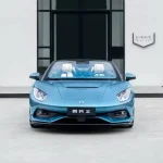 Електросуперкар BYD Denza Z у версії Spider синього кольору
