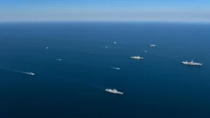 Російські судна в Азовському морі, кількість яких скоротилася вдвічі
