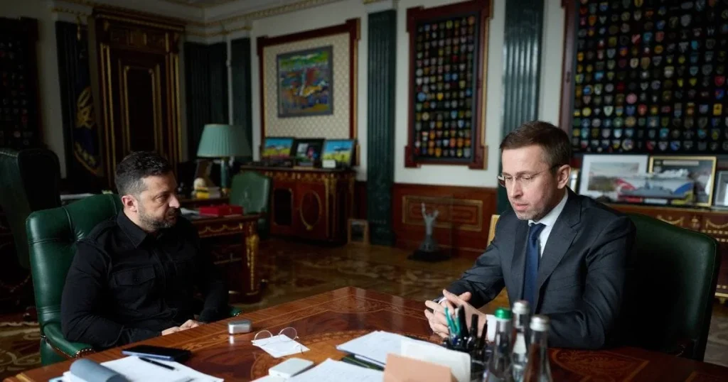 Володимир Зеленський на зустрічі щодо кандидатури премєр-міністра України